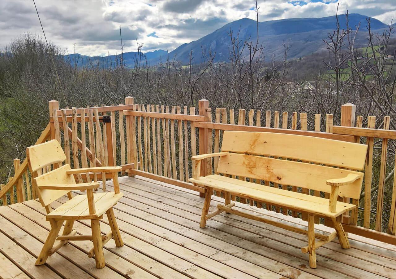 Roulottes Au Pied Du Vercors Saint-Jean-en-Royans Eksteriør billede
